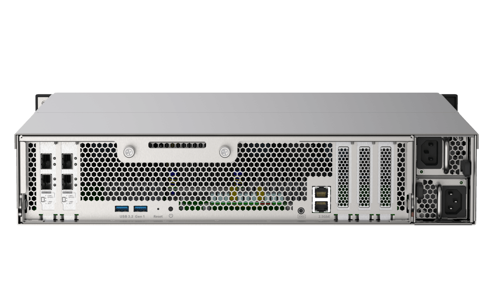 (NEW VENDOR) QNAP TS-h2490FU-7302P-128G 24-Bay NAS | 2U Rackmount | AMD EPYC™ 7302P 16-core 3.0 GHz processor (up to 3.3 GHz) - C2 Computer