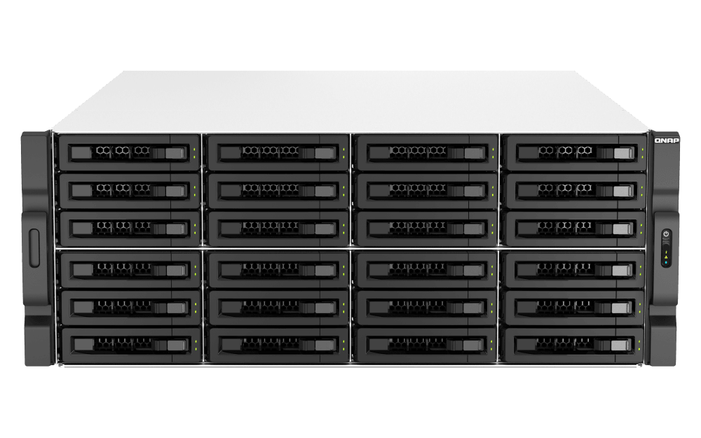 (NEW VENDOR) QNAP TS-h3087XU-RP-E2378-64G 30-Bay NAS | 4U Rackmount | Intel Xeon E-2378 2.6GHz 8-Core / 16-Thread (burst up to 4.8GHz) - C2 Computer