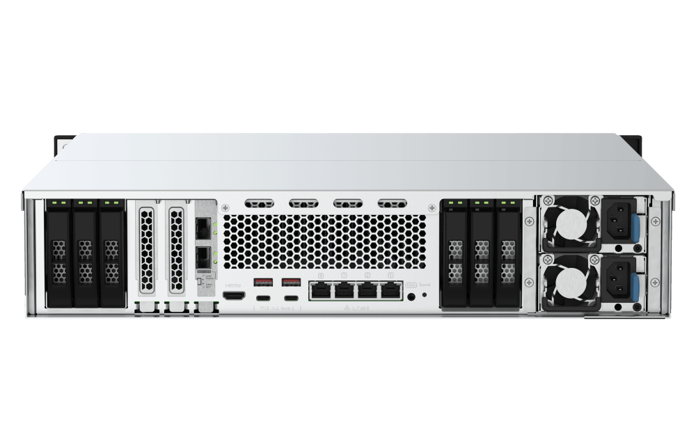 (NEW VENDOR) QNAP TS-h3088XU-RP-W1250-32G 30-Bay NAS | 2U Rackmount | Intel Xeon W-1250 3.3 GHz Six Core (burst up to 4.7 GHz) - C2 Computer