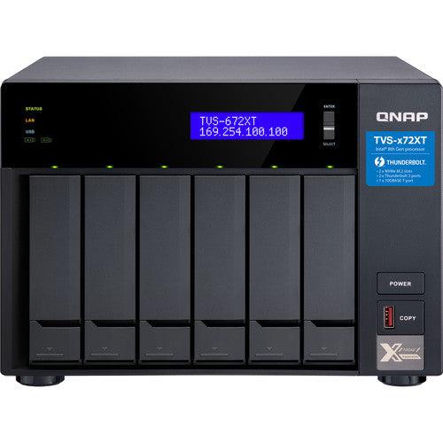 (NEW VENDOR) QNAP TVS-672XT-i3-8G 6-Bay NAS | Intel Core i3 Quad Core - C2 Computer