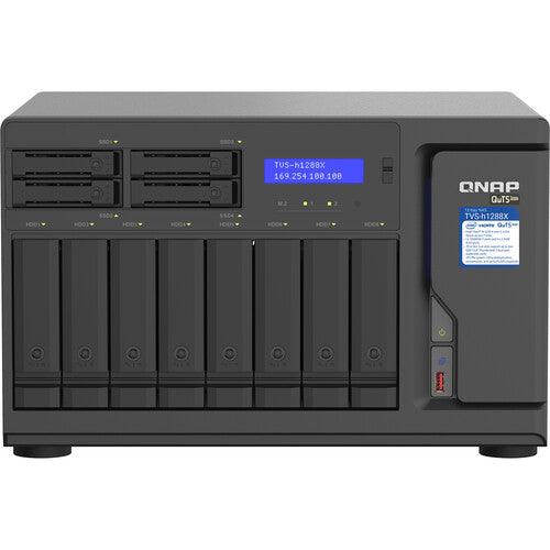 (NEW VENDOR) QNAP TVS-h1288X-W1250-16G 12-Bay NAS | Intel Xeon W-1250 3.3 GHz Six Core (burst up to 4.7 GHz) - C2 Computer