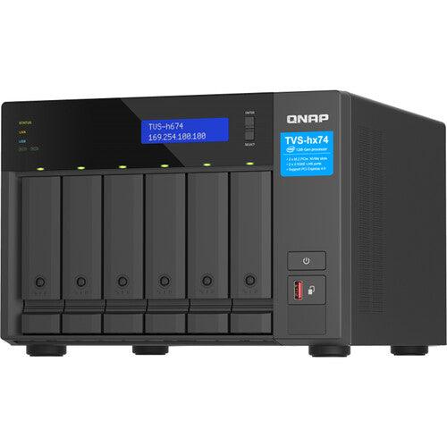 (NEW VENDOR) QNAP TVS-h674-i5-32G 6-Bay NAS | 12th Generation Intel Core i5 6-Core / 12-Thread, up to 4.4GHz - C2 Computer