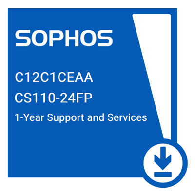 (NEW VENDOR) SOPHOS C12C1CEAA Switch Support and Services for CS110-24FP - 12 MOS - C2 Computer