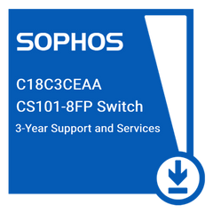 (NEW VENDOR) SOPHOS C18C3CEAA Switch Support and Services for CS101-8FP - 36 MOS - C2 Computer