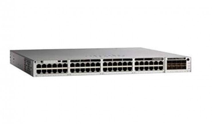 (USED) CISCO C9300-24P-A/C9300-24P-E Catalyst 9300 24x 1GB PoE+ RJ-45 1x Mod Slot Switch - C2 Computer