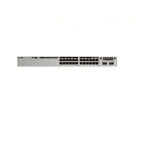 (USED) CISCO C9300-24T-A/C9300-24T-E Catalyst 9300 24x 1GB RJ-45 1x Expansion Module Slot Switch - C2 Computer