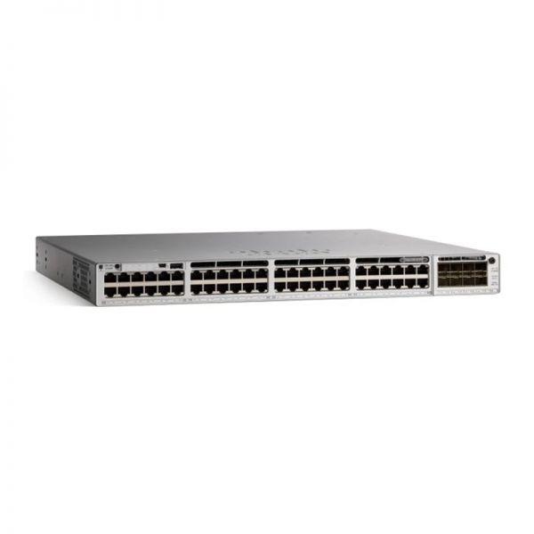 (USED) CISCO C9300-48T-A/C9300-48T-E Catalyst 9300 48x 1GB RJ-45 1x Expansion Module Slot Switch - C2 Computer