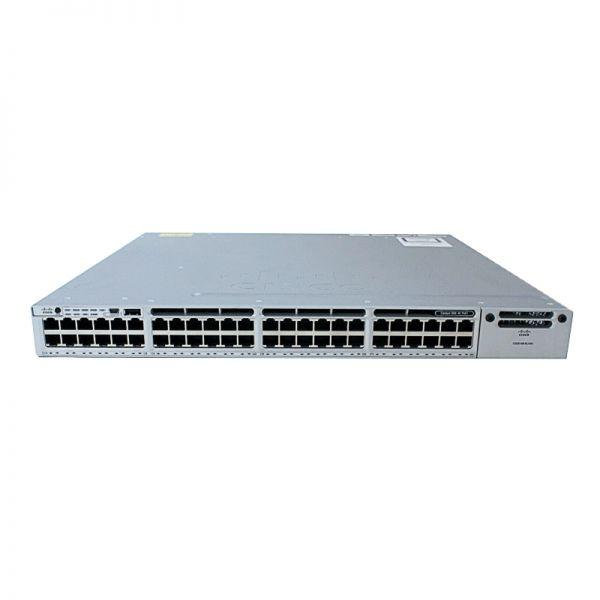 (USED) CISCO WS-C3850-48P-S 48x 1GB PoE+ RJ-45 1x Open Expansion Module Slot Switch - C2 Computer