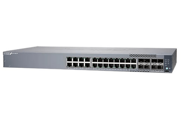 (USED) JUNIPER Networks EX Series EX4100-F-24T Switch 24 Ports Managed Rack Mountable - C2 Computer