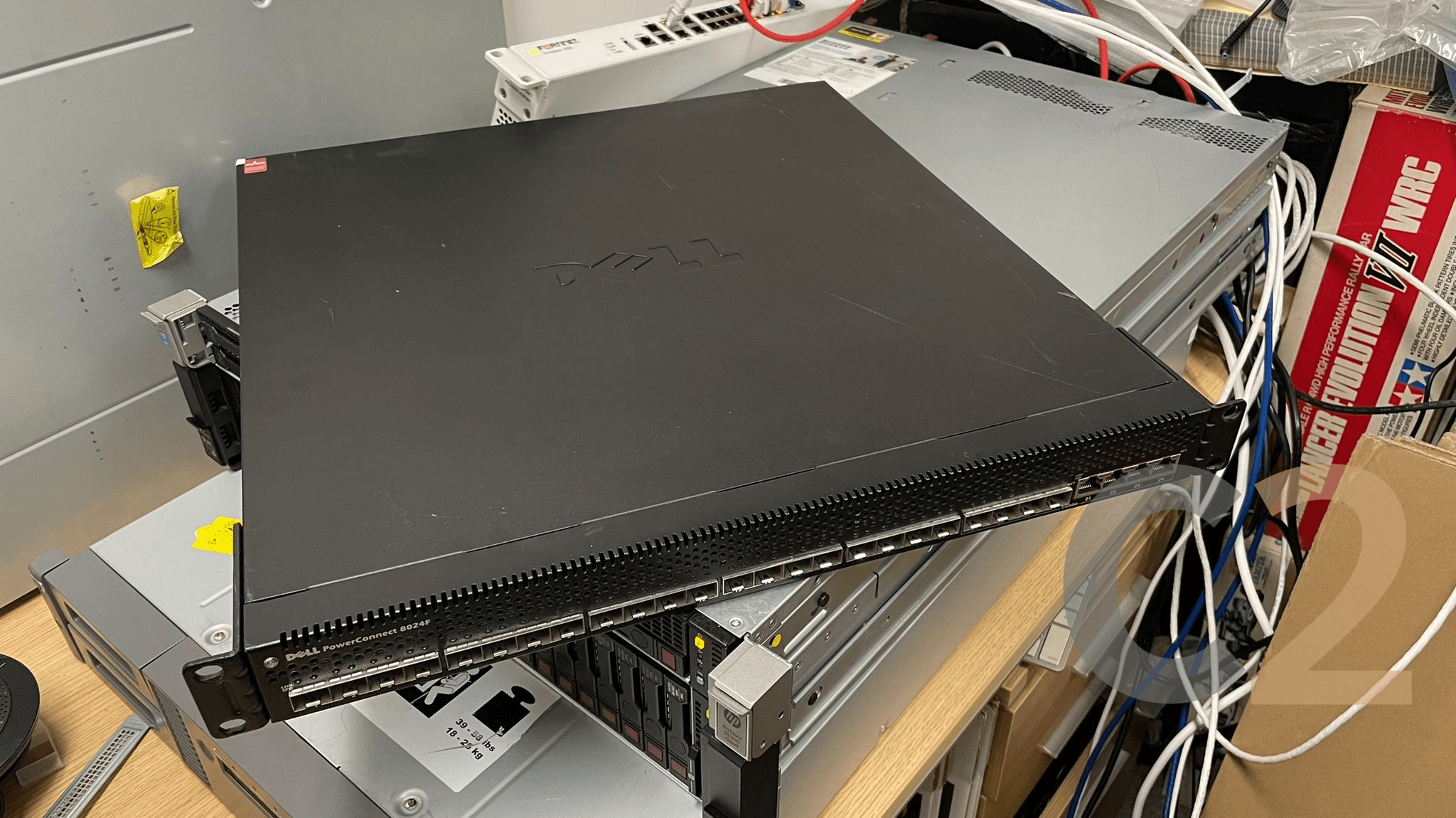 (特價1台)(USED) Dell PowerConnect 8024F 24 Port 10GB SFP Network Switch - C2 Computer