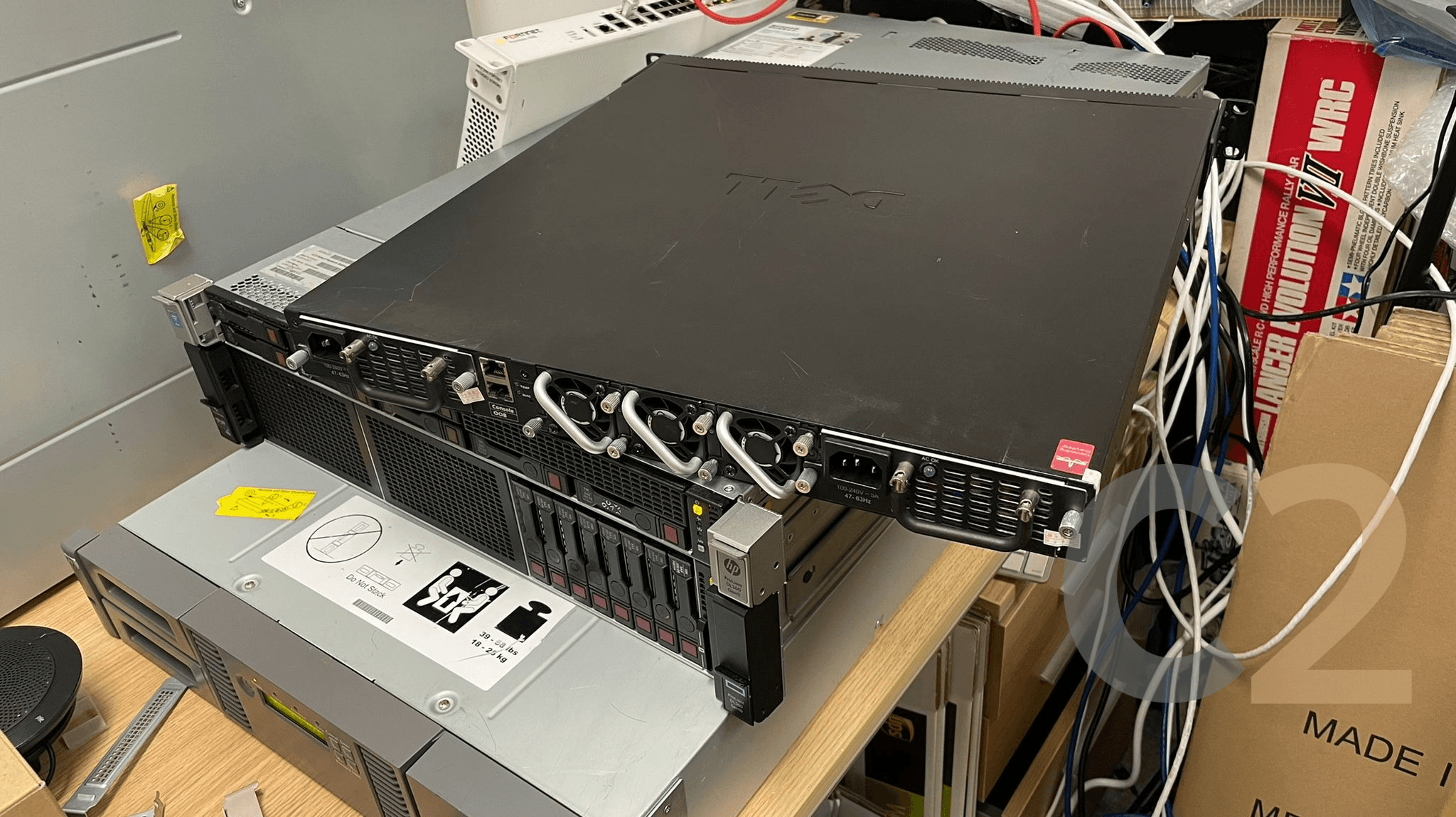 (特價1台)(USED) Dell PowerConnect 8024F 24 Port 10GB SFP Network Switch - C2 Computer