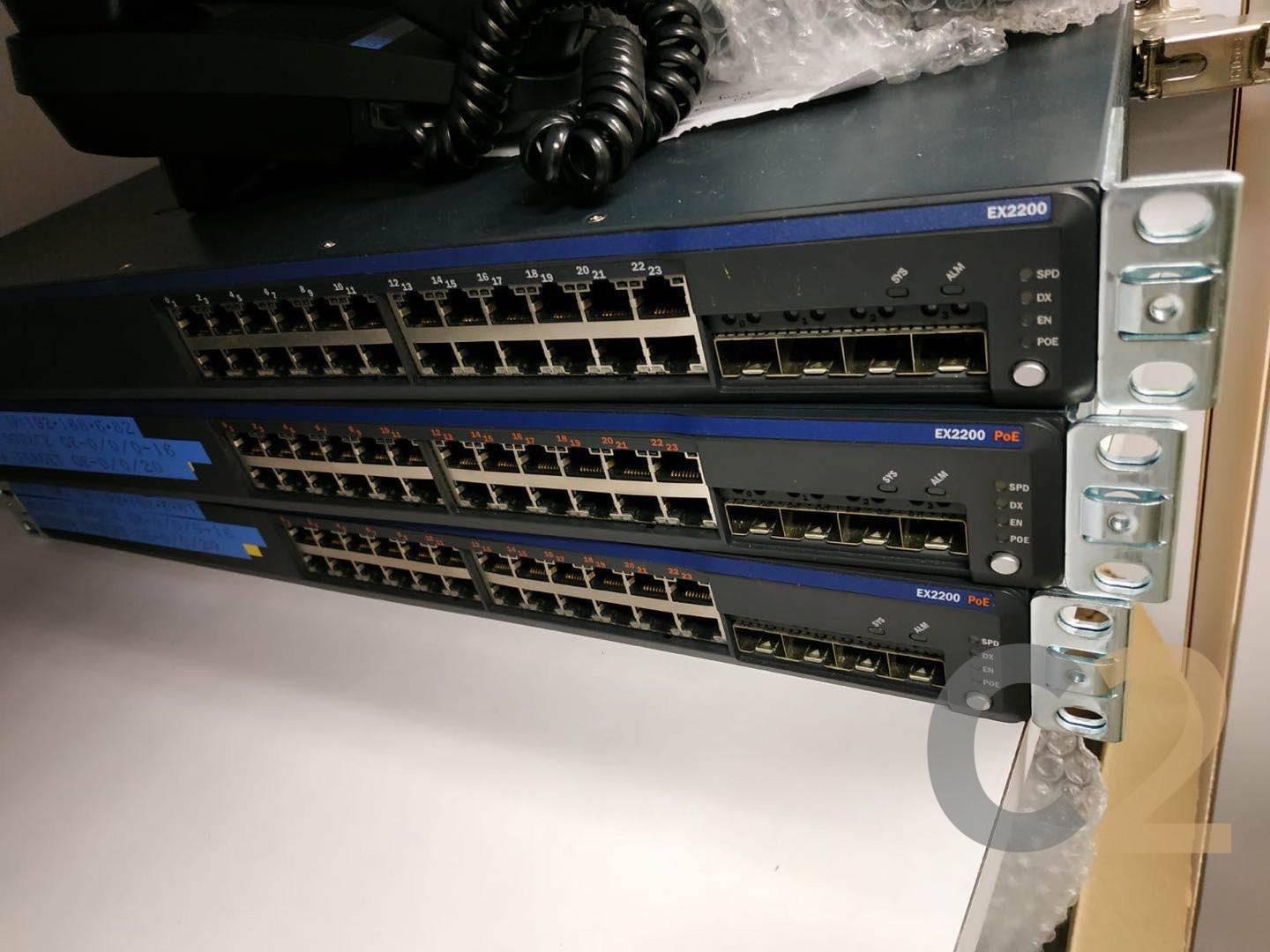 (特價3台)(USED) JUNIPER EX-2200 24P 24 Ports L2 SWITCH 交換機 90% NEW - C2 Computer