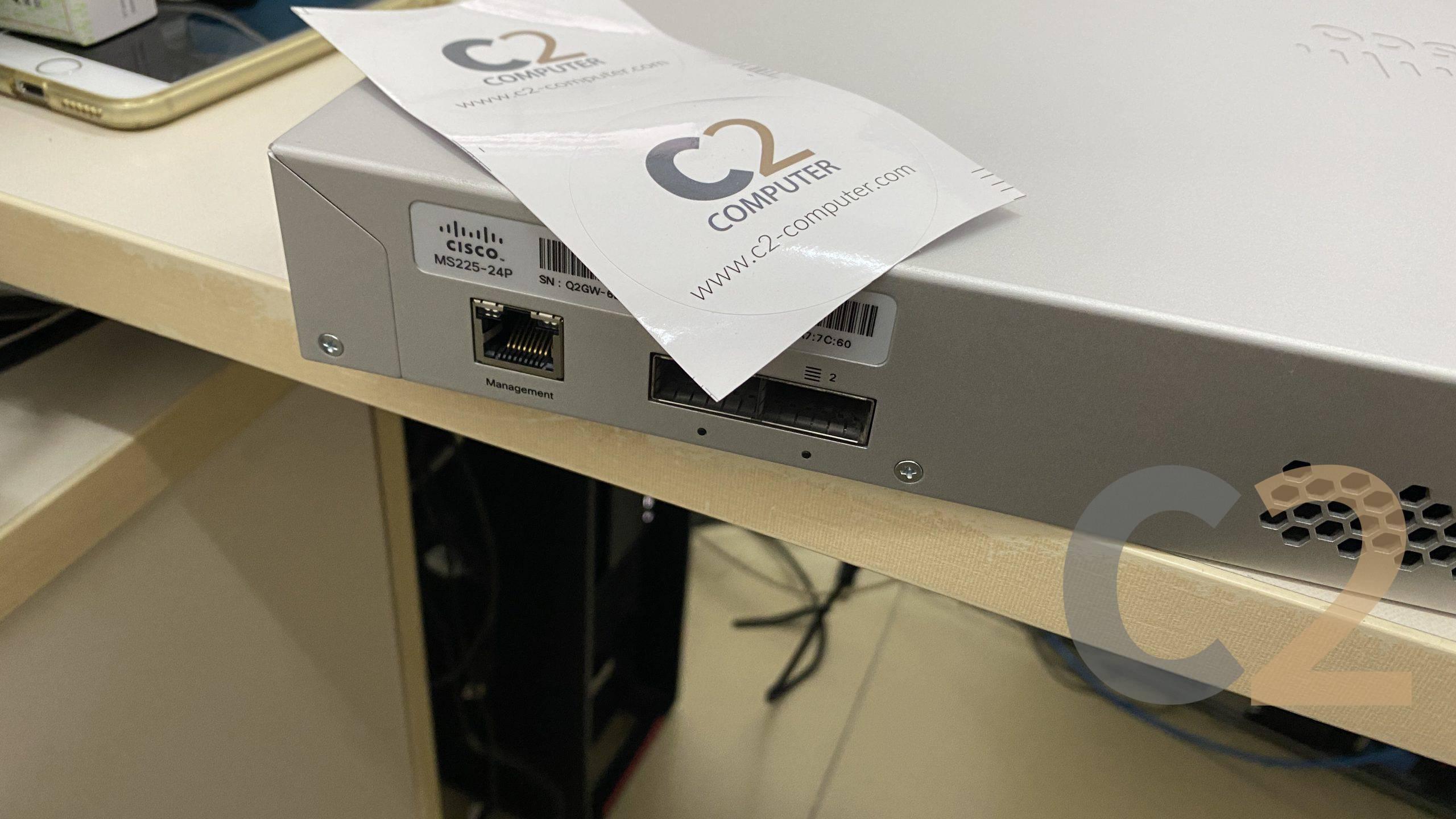 (特價4台) CISCO MERAKI MS225-24P PoE Switch 4 x SFP+ 10Gbe Ports (可代改轉附屬公司) 95% NEW - C2 Computer