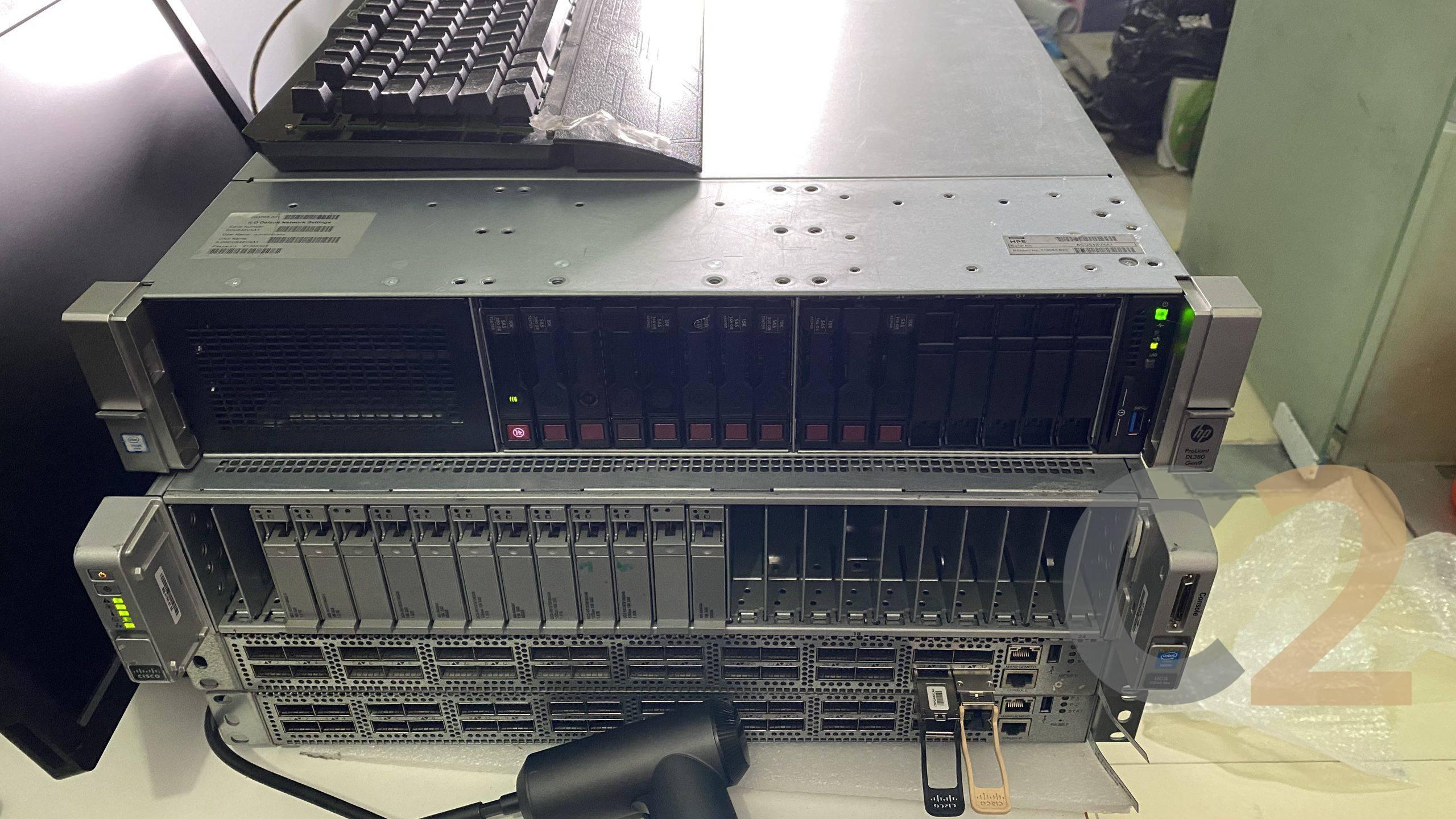 (特價4部)(USED) CISCO UCS C240 M4SX XEON E5-2680 v3 x 1 16G x 4 64G DDR4 2133p （二手）1.2T SAS 12Gb 10K 2.5inch HDDx6 MRAID12G - 2G PSU x 1 (配置可跟要求改動) 90% NEW - C2 Computer