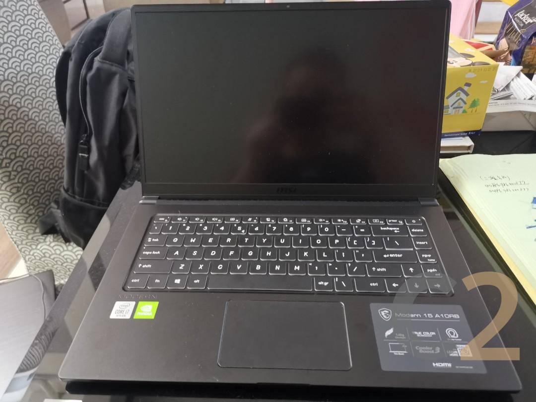 (USED) MSI Modern 15 i7-10510U 4G 128-SSD NA GeForce MX250 2GB 15.6inch 1920x1080 Business Laptop 95% - C2 Computer