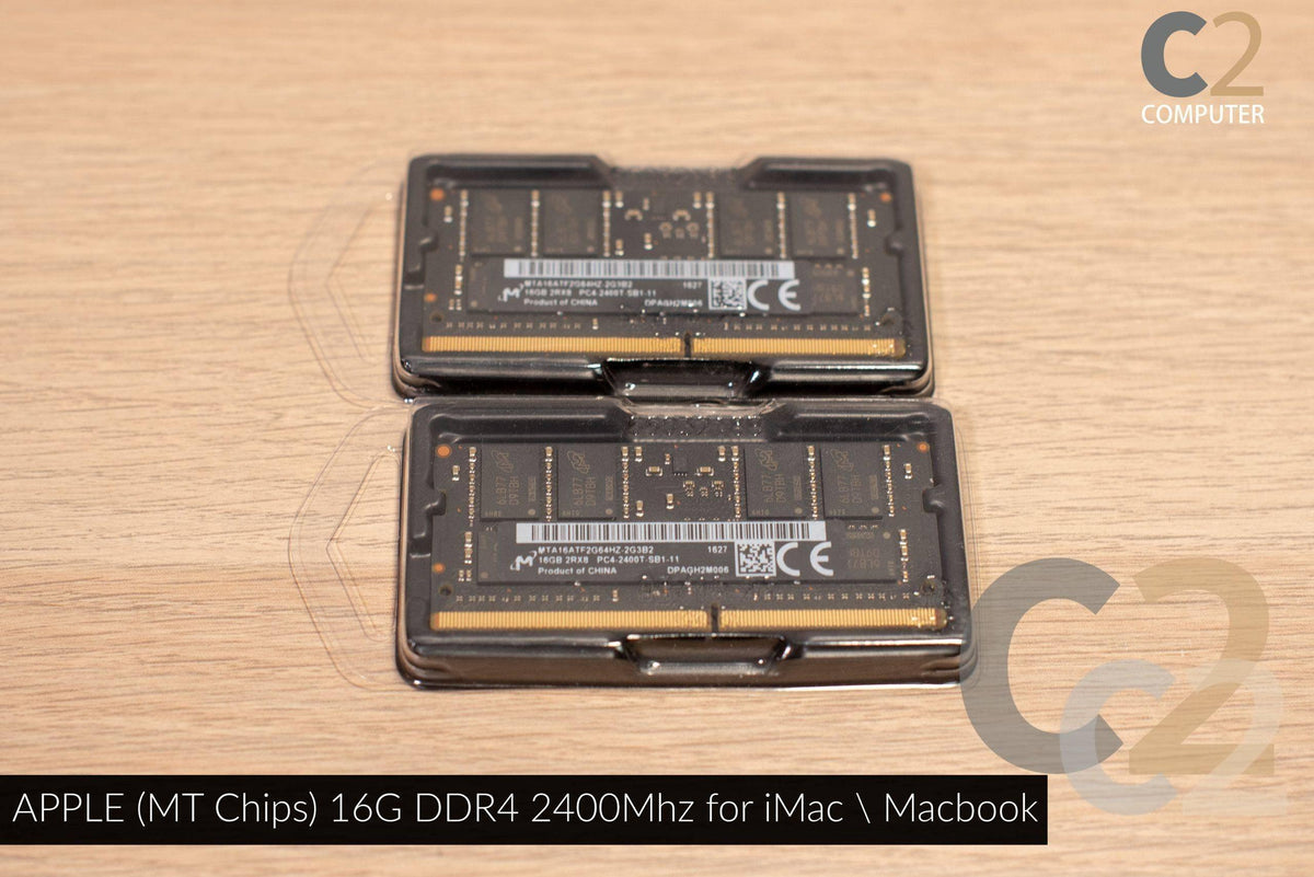 (特價一條) APPLE (MT Chips) 16G DDR4 2400Mhz for iMac Macbook 95%NEW - C2 Computer