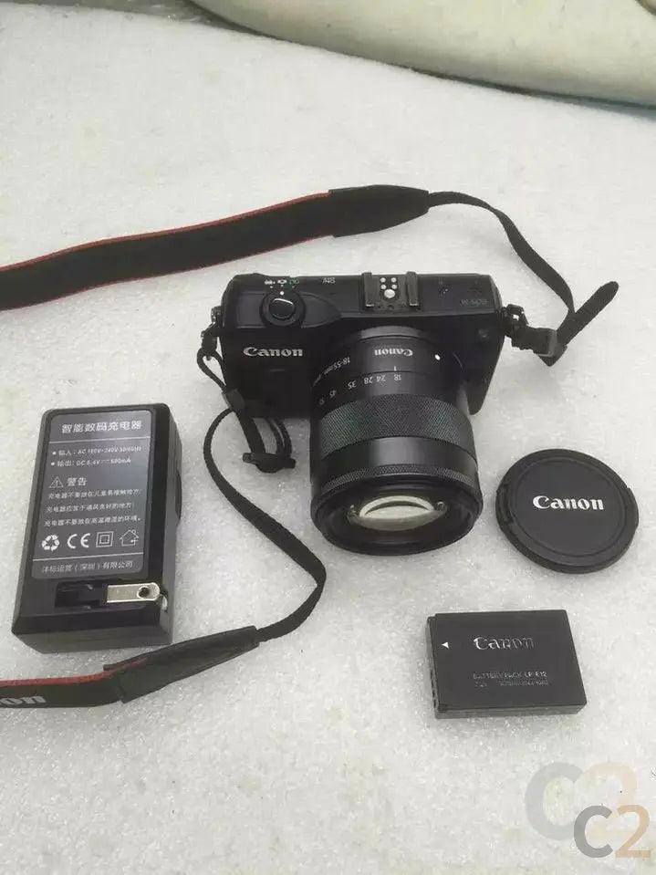 (特價一台) Canon EOS M 連 EF-M 18-55mm f/3.5-5.6 lens 無反相機, 可換鏡頭, 旅行 Camera (USED) 85%NEW（黑色） - C2 Computer