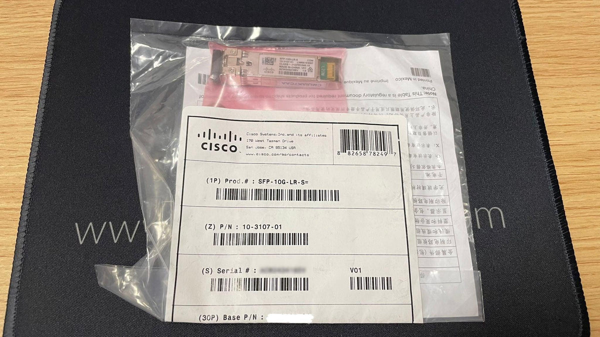 (特價) CISCO SFP-10G-LR-S TRANSCEIVER SPF+ 10G 100%NEW - C2 Computer