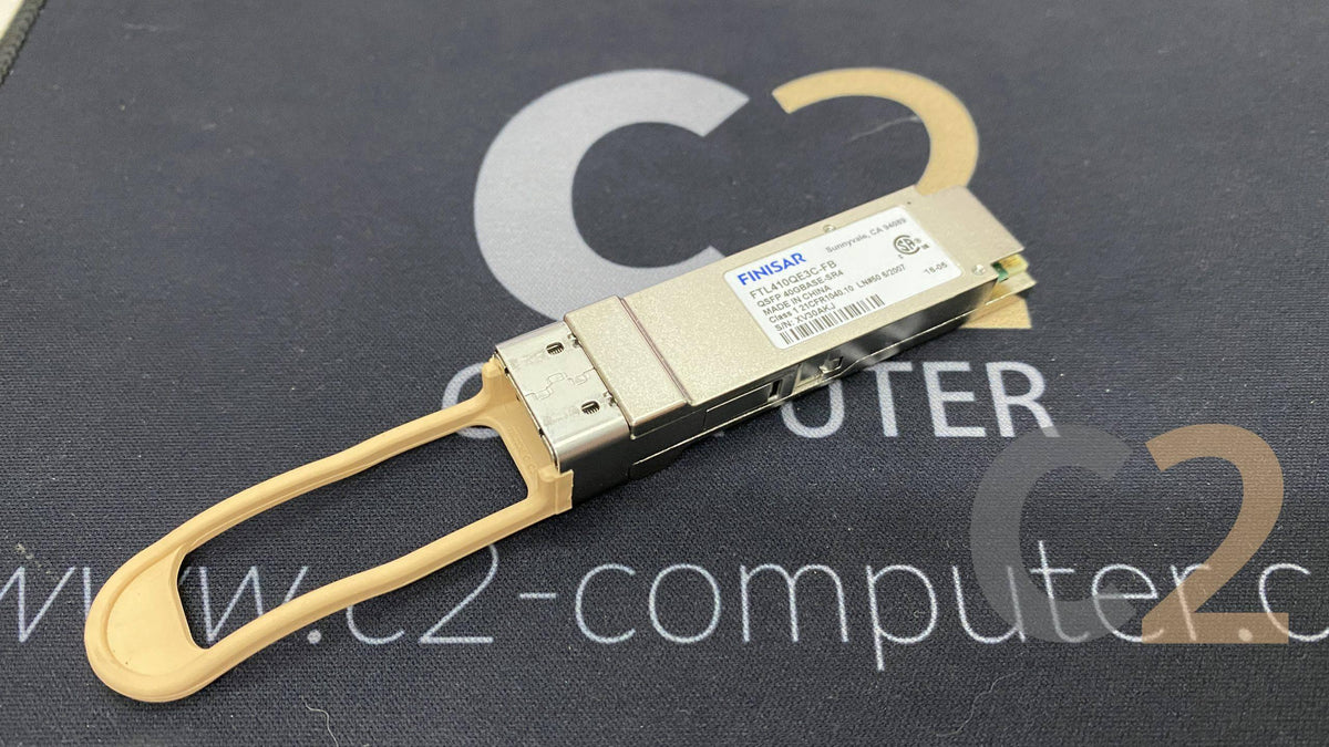 (特價) FINISAR FTL410QE3C-FB 40G SR4 850nm SFP+ Fiber Module 90% NEW - C2 Computer