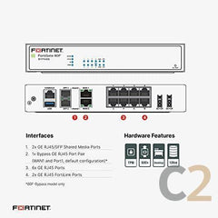 (水貨現貨) FORTINET FortiGate FG-80F 全新防火牆 100% NEW - C2 Computer