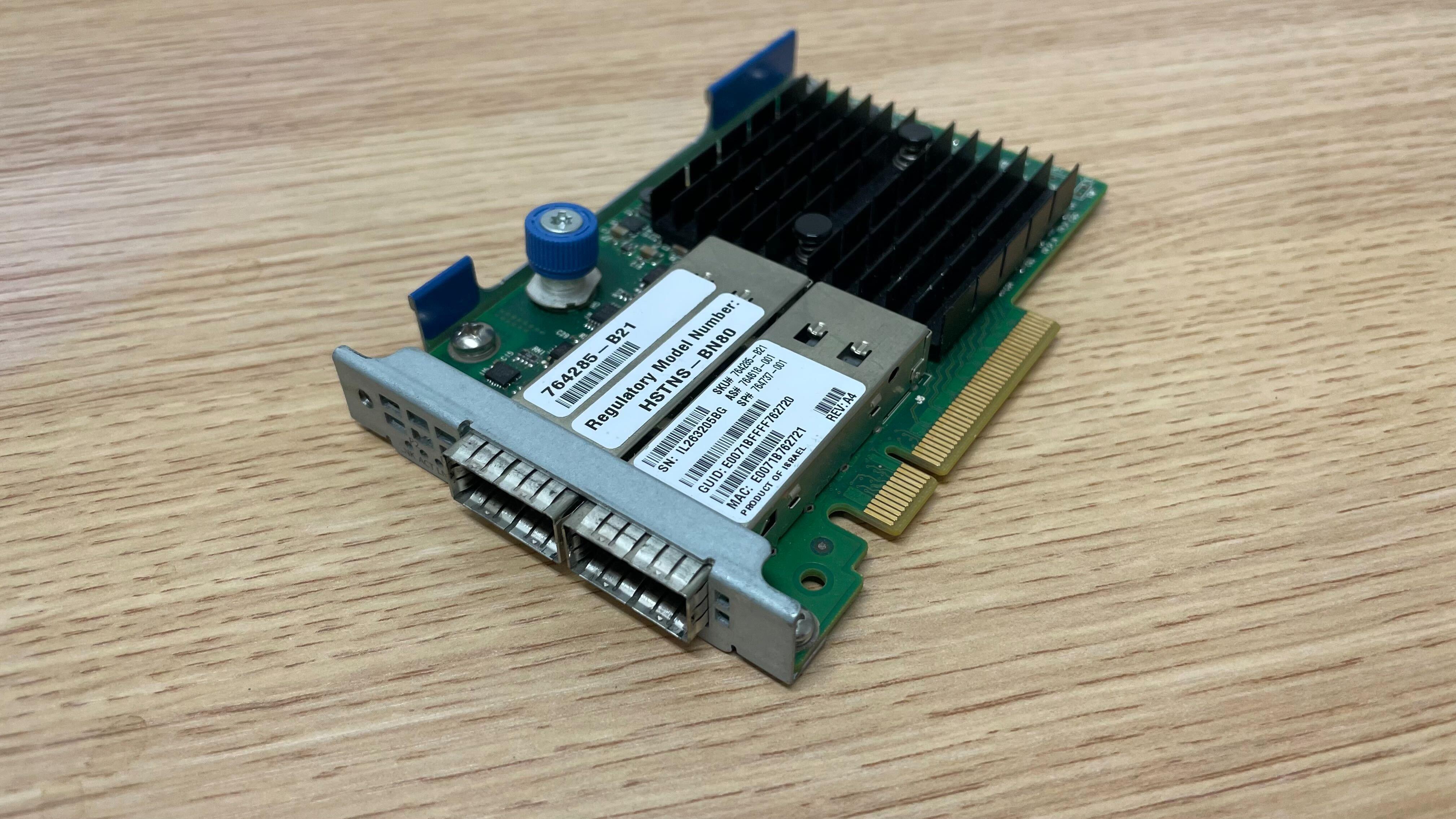 (特價少量) HPE FDR InfiniBand Ethernet 10/40Gb 544+FLR QSFP Network Adapter NIC 764285-B21 764618-001 764737-001 90% NEW - C2 Computer