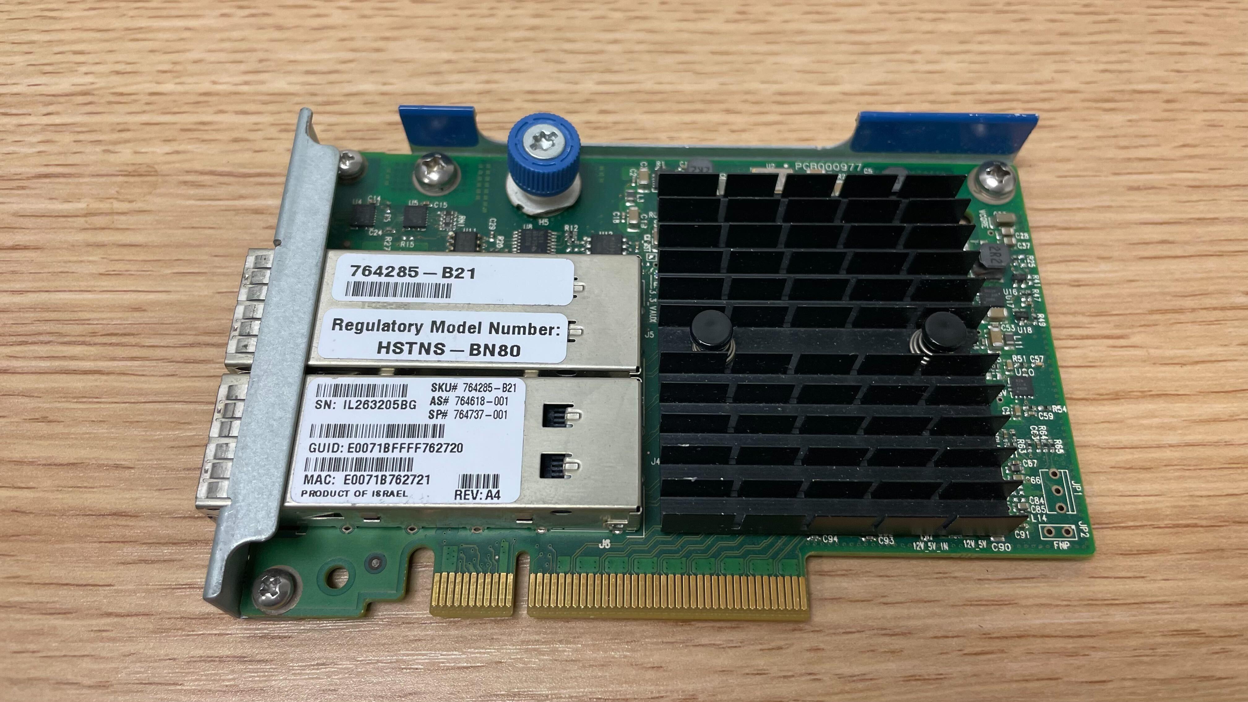 (特價少量) HPE FDR InfiniBand Ethernet 10/40Gb 544+FLR QSFP Network Adapter NIC 764285-B21 764618-001 764737-001 90% NEW - C2 Computer