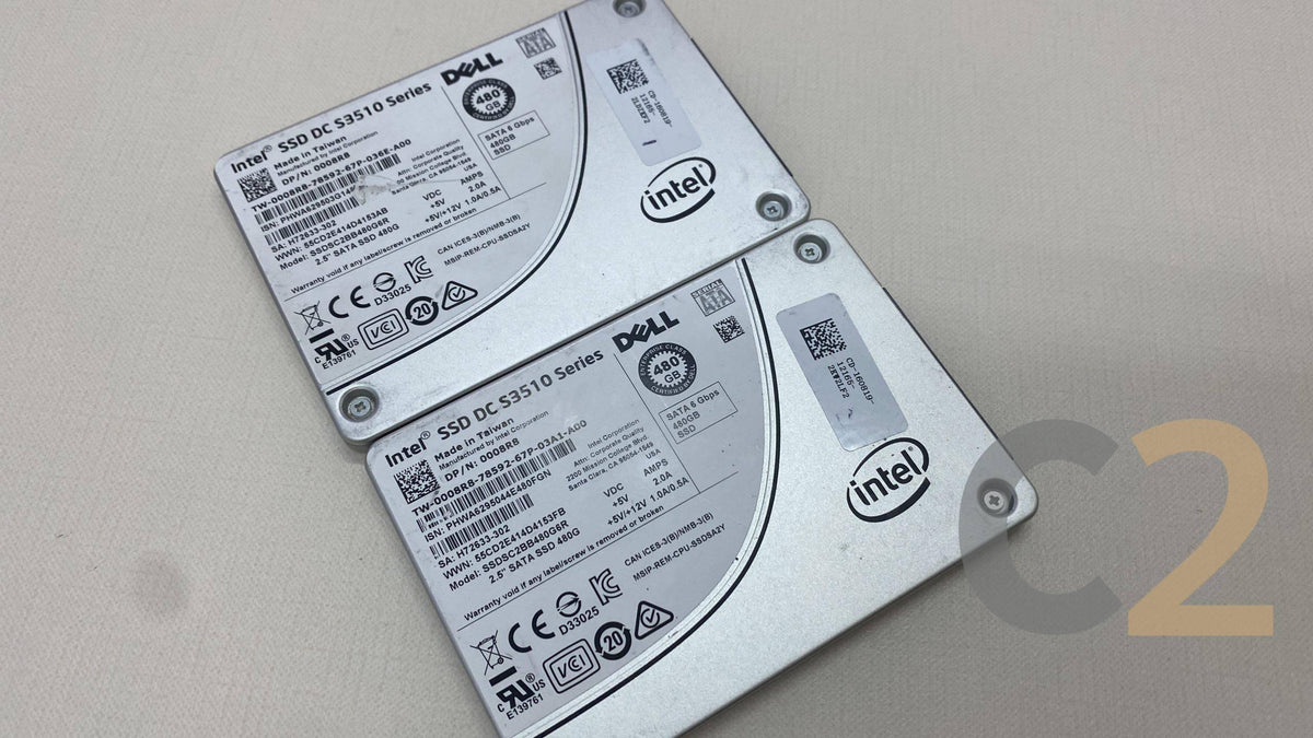 (特價二手) INTEL SSD DC S3510 Series 480GB 2.5in SATA 6Gb/s (企業級) 90% NEW - C2 Computer