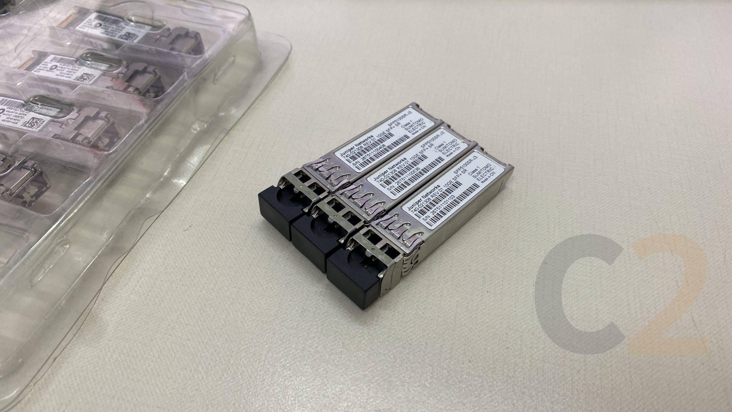 (特價) JUNIPER 10GE SFP+ SR 740-021308 REV 01 SFP+ 10G 10Gbe Fiber Module 90% NEW - C2 Computer