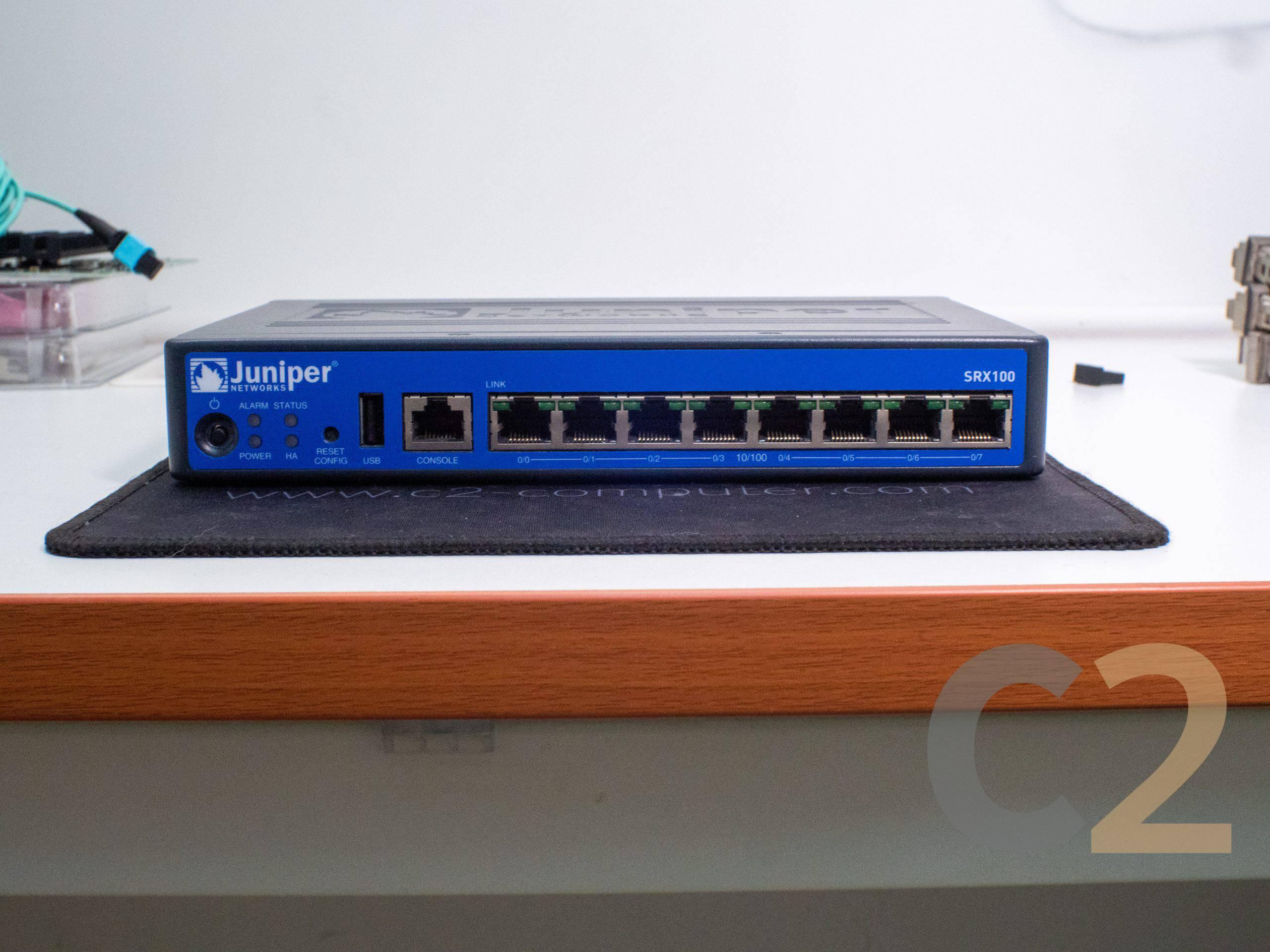 【特價一台二手】 JUNIPER SRX-100H2 Firewall - UTM UTP ATP 90% NEW - C2 Computer