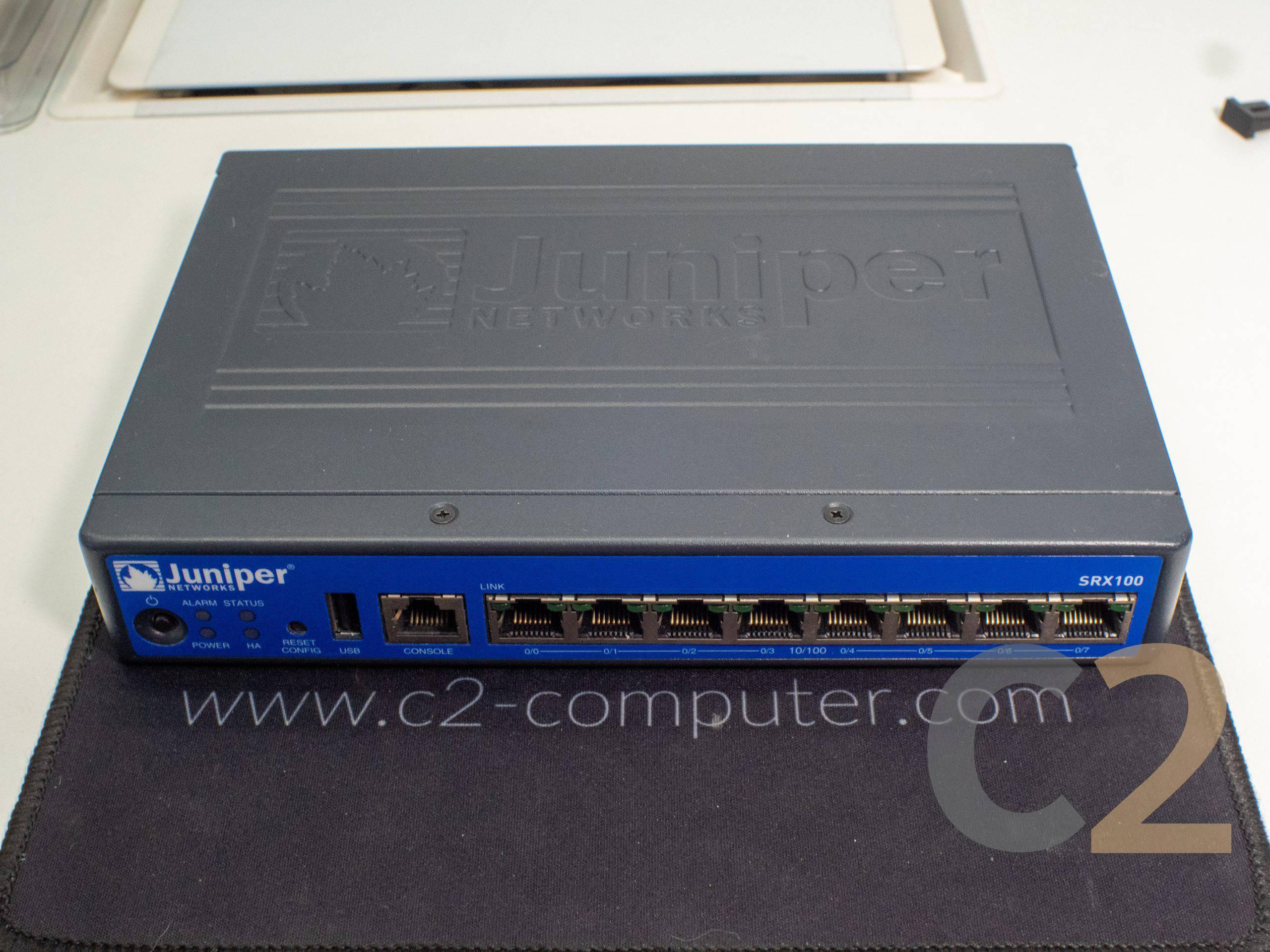 【特價一台二手】 JUNIPER SRX-100H2 Firewall - UTM UTP ATP 90% NEW - C2 Computer