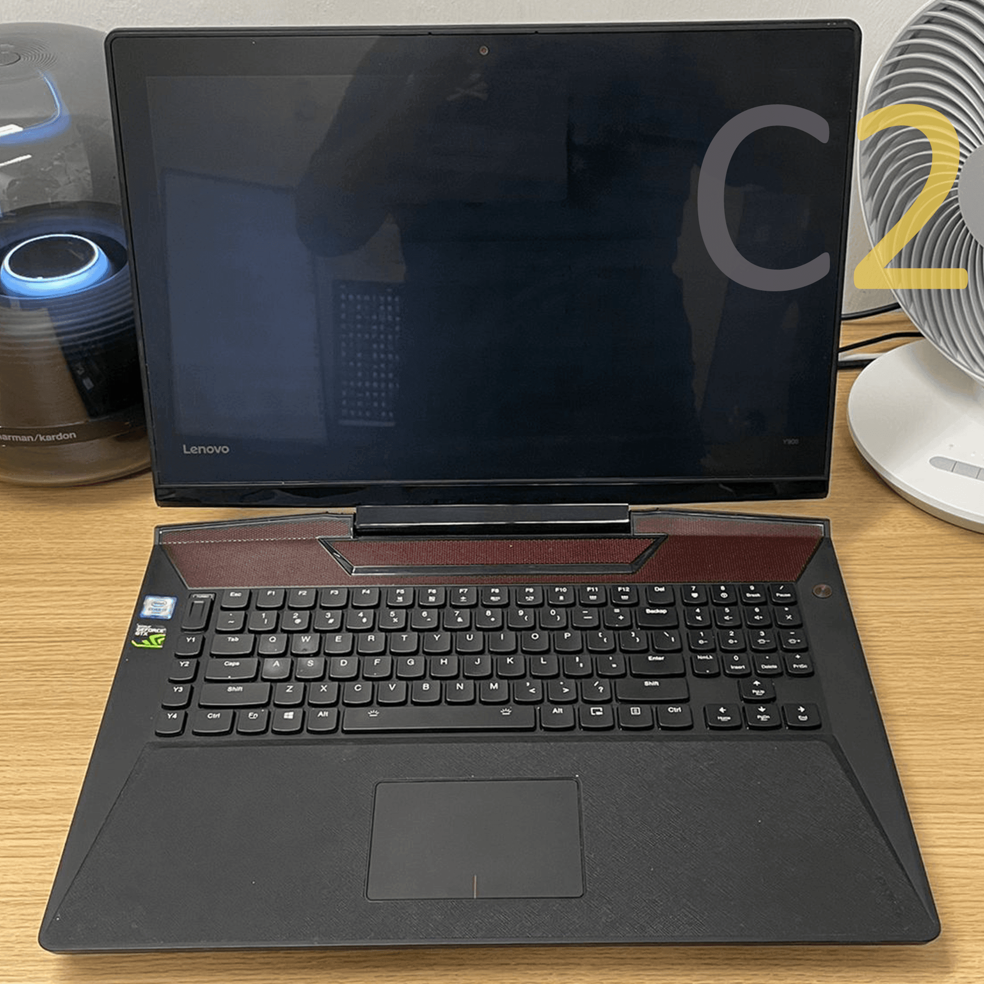 (特價) LENOVO Legion Y900-17ISK i7-6820HK 16G DDR4 GTX1070 8G Home Gaming Laptop 85% NEW - C2 Computer