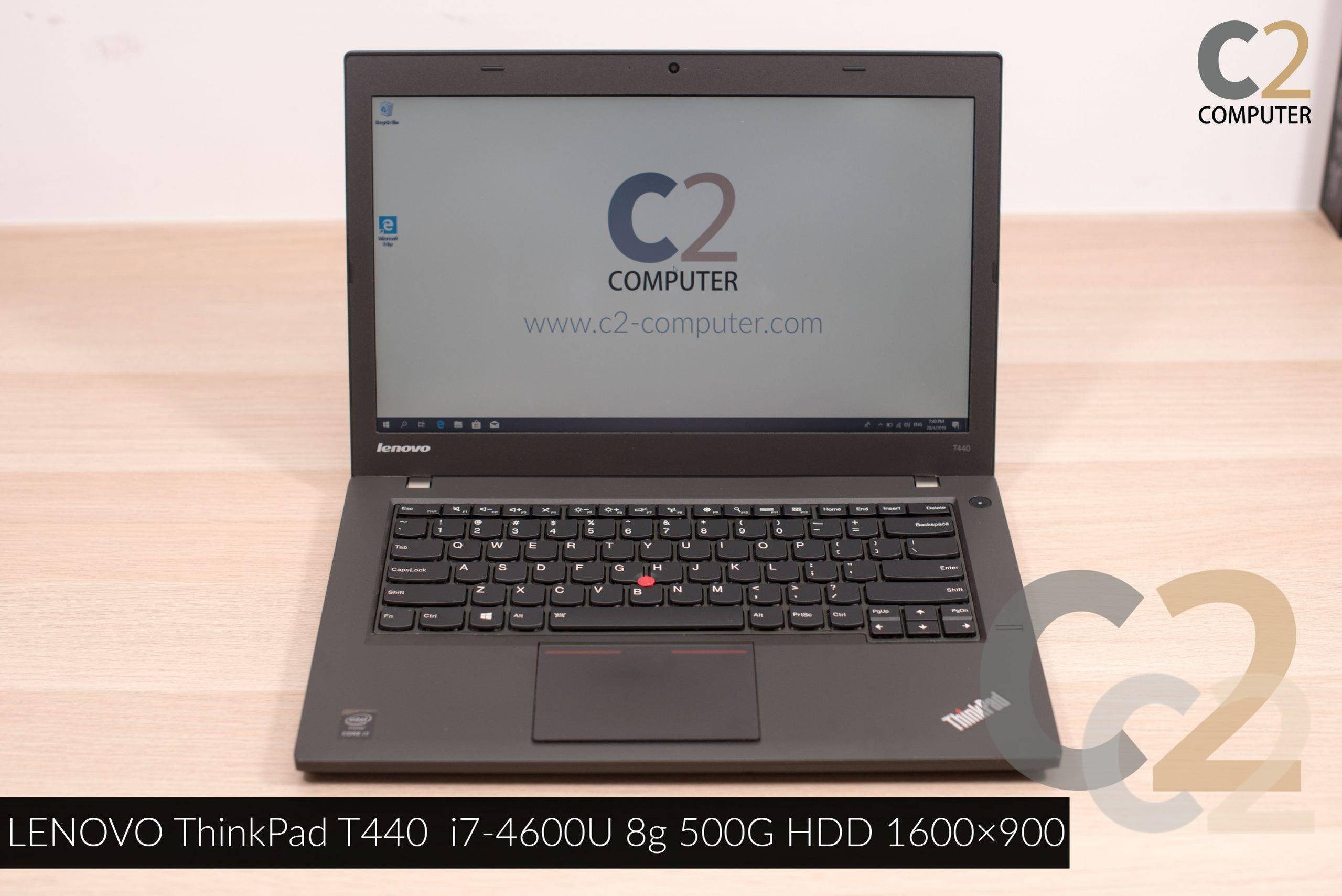 (特價一台) LENOVO ThinkPad T440 i7-4600U 8G 500G 12inch Business Laptop 商務辦公本 95% NEW - C2 Computer