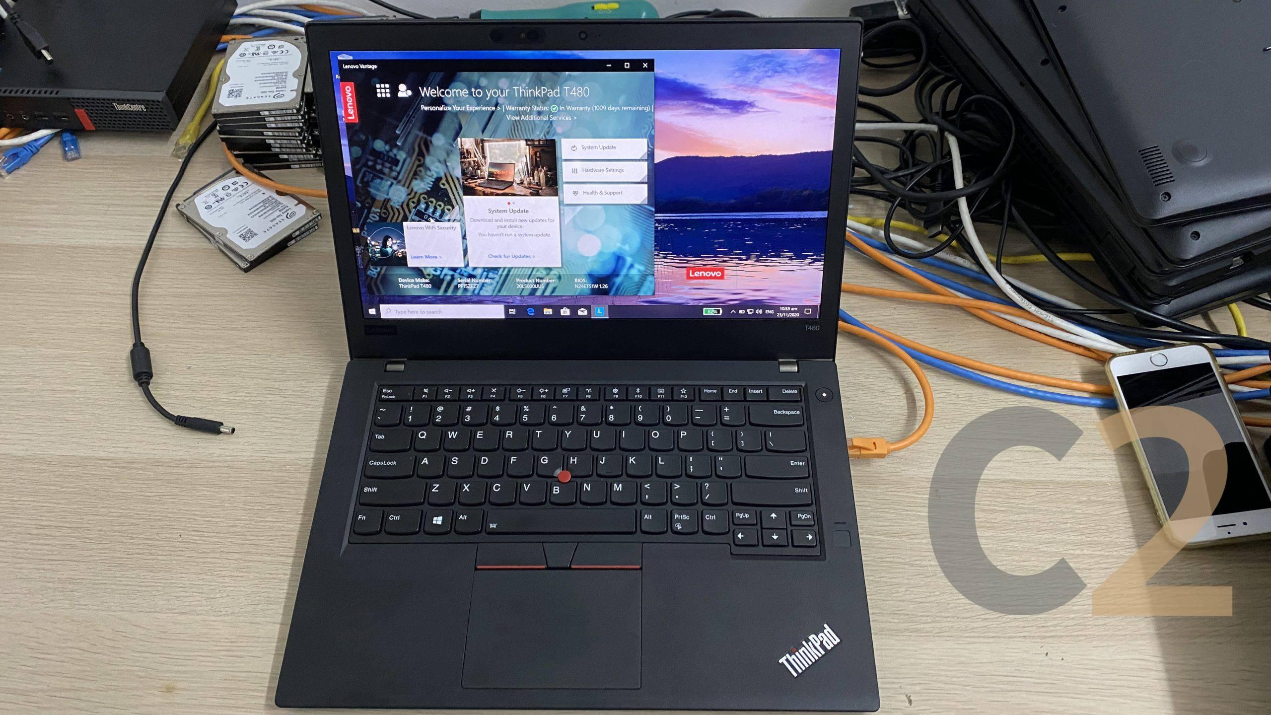 (特價一台) LENOVO Thinkpad T480 i7-8550U 16G DDR4 512GB M2 SSD 14inch 2K IPS IR-CAM 95%NEW - C2 Computer