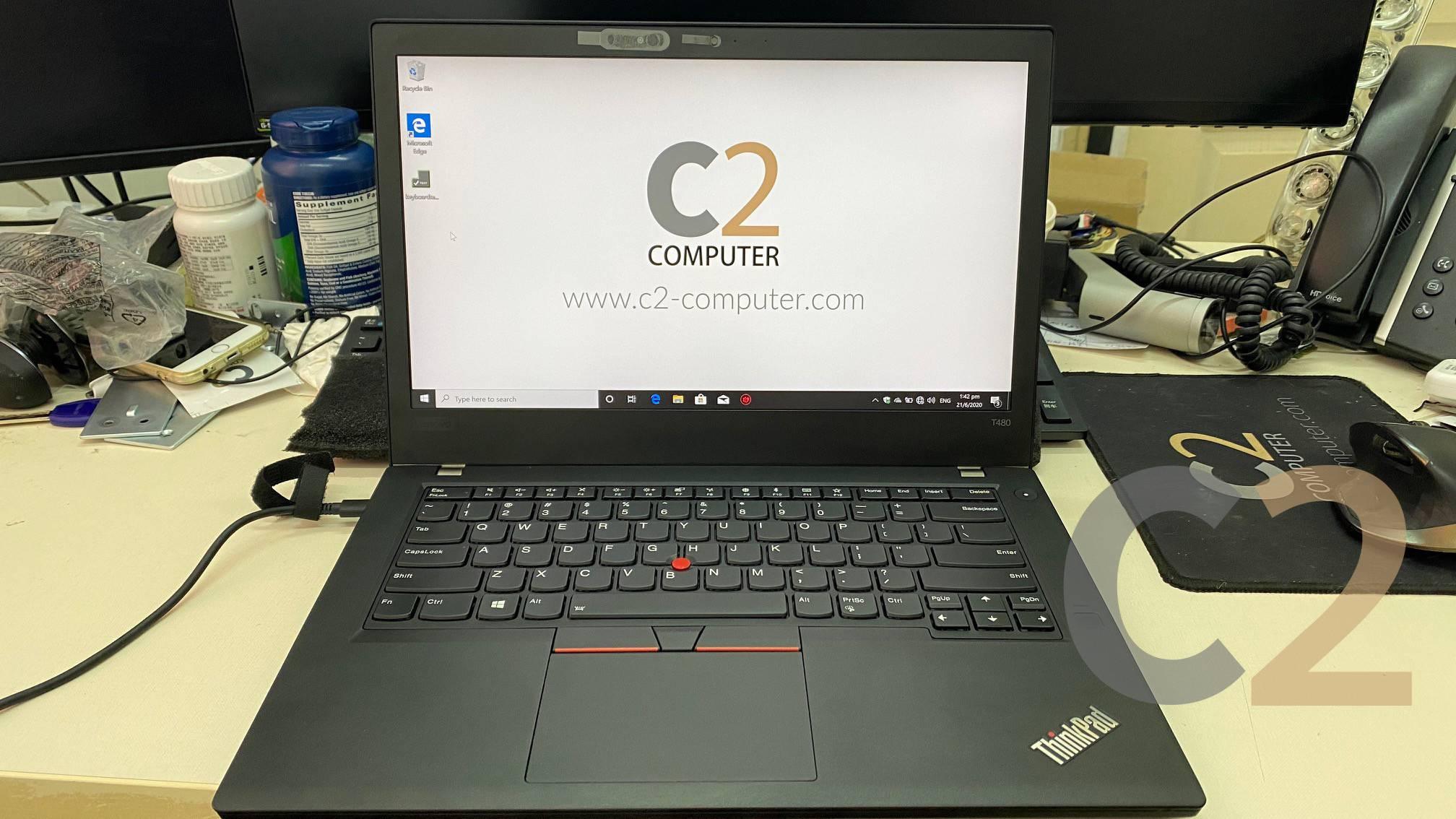 (特價一台) LENOVO Thinkpad T480 i7-8650U 16Gx2 32G DDR4 512GB M2 SSD 14inch 2K IPS 移動工作站 95%NEW - C2 Computer