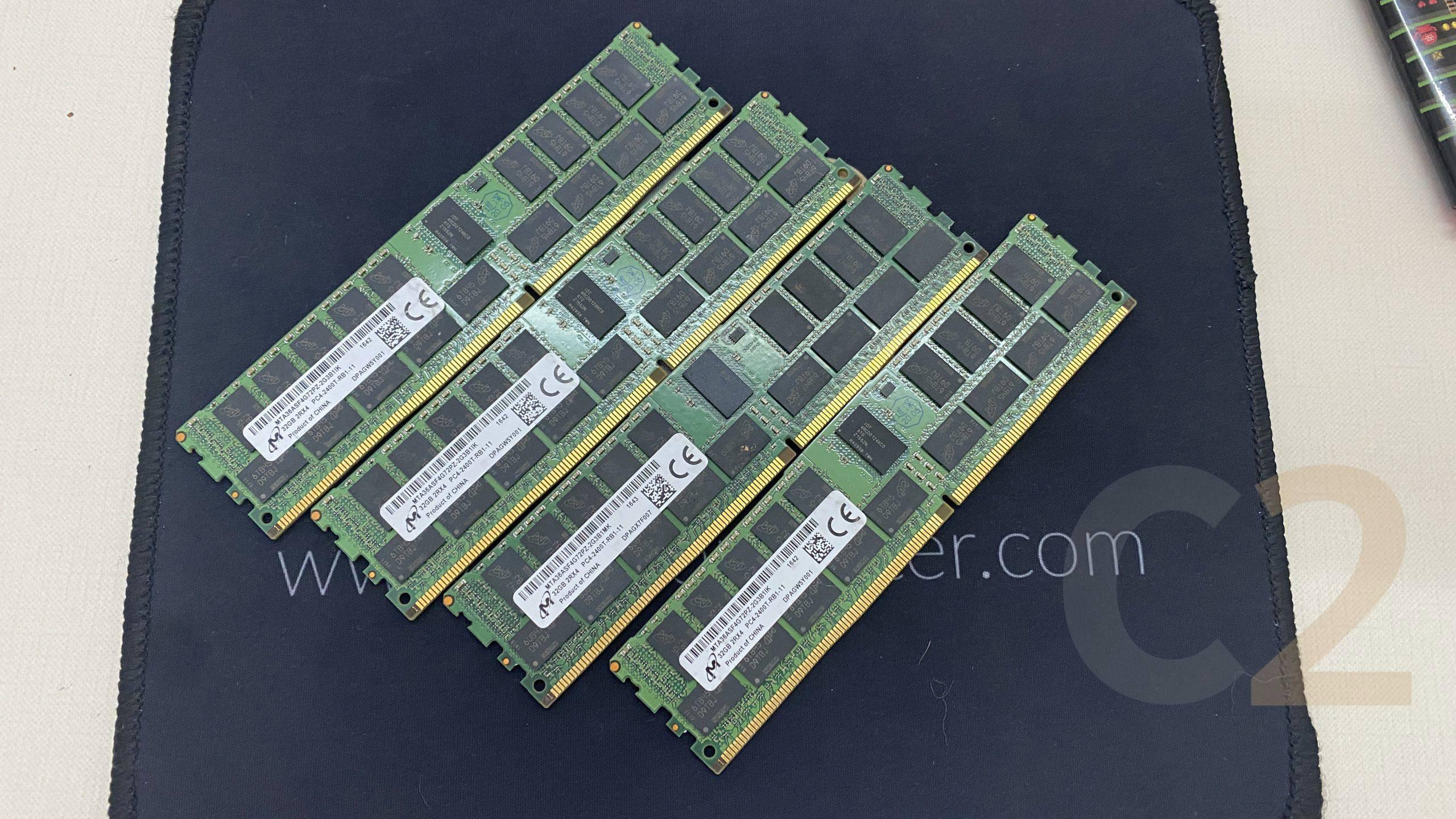 (特價) MT MICRON MTA36ASF4G72PZ-2G3B1MK 32GB DDR4-2400T RDIMM ECC 服務器記憶體 95% NEW - C2 Computer