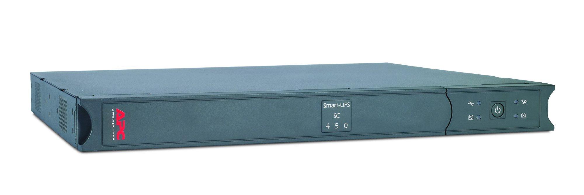 (NEW VENDOR) APC SC450RMI1U APC Smart-UPS SC 450VA 230V - 1U Rackmount/Tower - C2 Computer