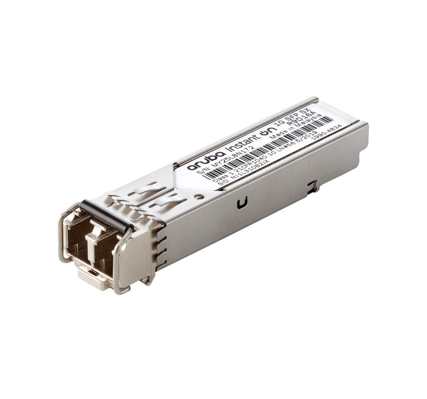 (NEW VENDOR) ARUBA R9D16A Aruba Instant On 1G SFP LC SX 500m MMF XCVR - C2 Computer