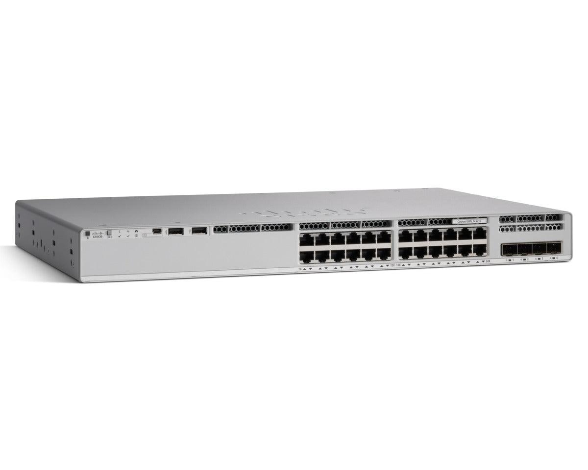 (NEW VENDOR) CISCO C9200L-24T-4X-E Catalyst 9200L 24-port data, 4 x 10G ,Network Essentials - C2 Computer