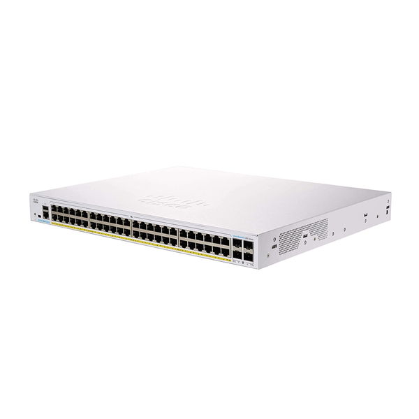 (NEW VENDOR) CISCO CBS250-48P-4G-UK CBS250 Smart 48-port GE, PoE, 4x1G SFP - C2 Computer