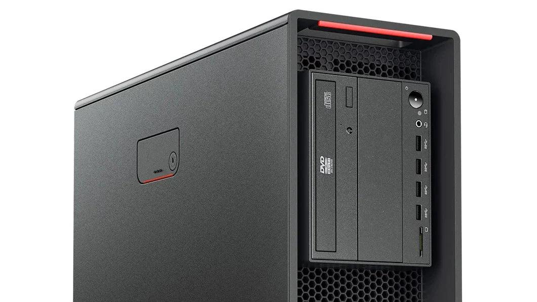 (NEW VENDOR) LENOVO 30BES2LK00 Lenovo ThinkStation P520, Intel Xeon W-2223 CPU, 2*16GB DDR4-2933 ECC RDIMM Ram, 1TB M.2 PCIe SSD + 2TB/7200 HDD,  NVIDIA RTX A2000 6GB 4*mDP, No ODD, Integrated Gigabit Ethernet, TC USB KB - C2 Computer