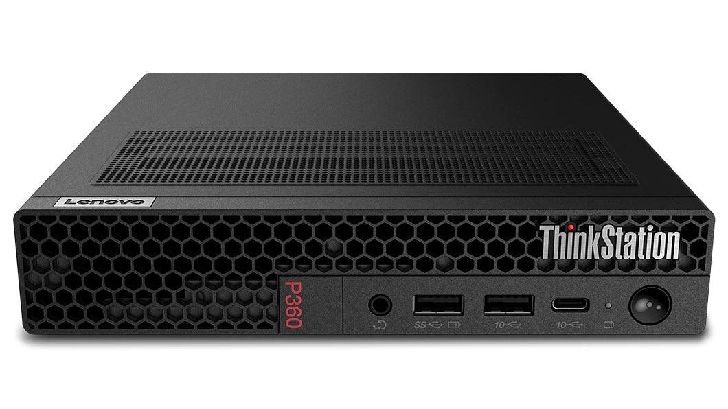 (NEW VENDOR) LENOVO 30FAS02500 Lenovo ThinkStation P360 Tiny, Intel Core i7-12700T, 16GB DDR5-4800 SoDIMM, 1TB M.2 PCIe G4 SSD, NVIDIA T1000 8GB Ram 4*mDP, No ODD, VESA Mount, Integrated Gigabit Ethernet, Intel Wifi 6E AX211 AX+BT - C2 Computer