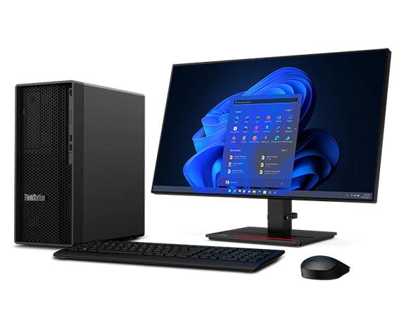 (NEW VENDOR) LENOVO 30FMS03000 Lenovo ThinkStation P360 Tower, Intel Core i7-12700, 1*16GB DDR5-4400 UDIMM Ram, 1TB M.2 PCIe G4 SSD, Nvidia RTX A2000 6GB 4*MiniDP, No ODD, Integrated Gigabit Ethernet, 3-in-1 Card Reader - C2 Computer