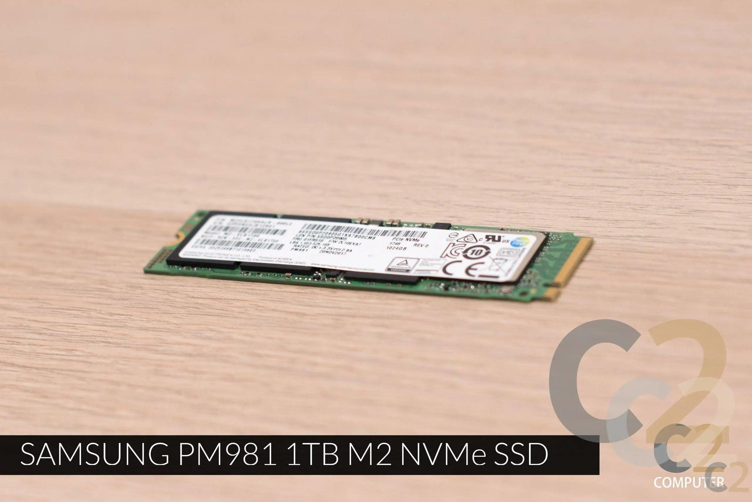 (特價) SAMSUNG三星 PM981 NVM 1T PCIE M.2 SSD 90% NEW (USED) - C2 Computer