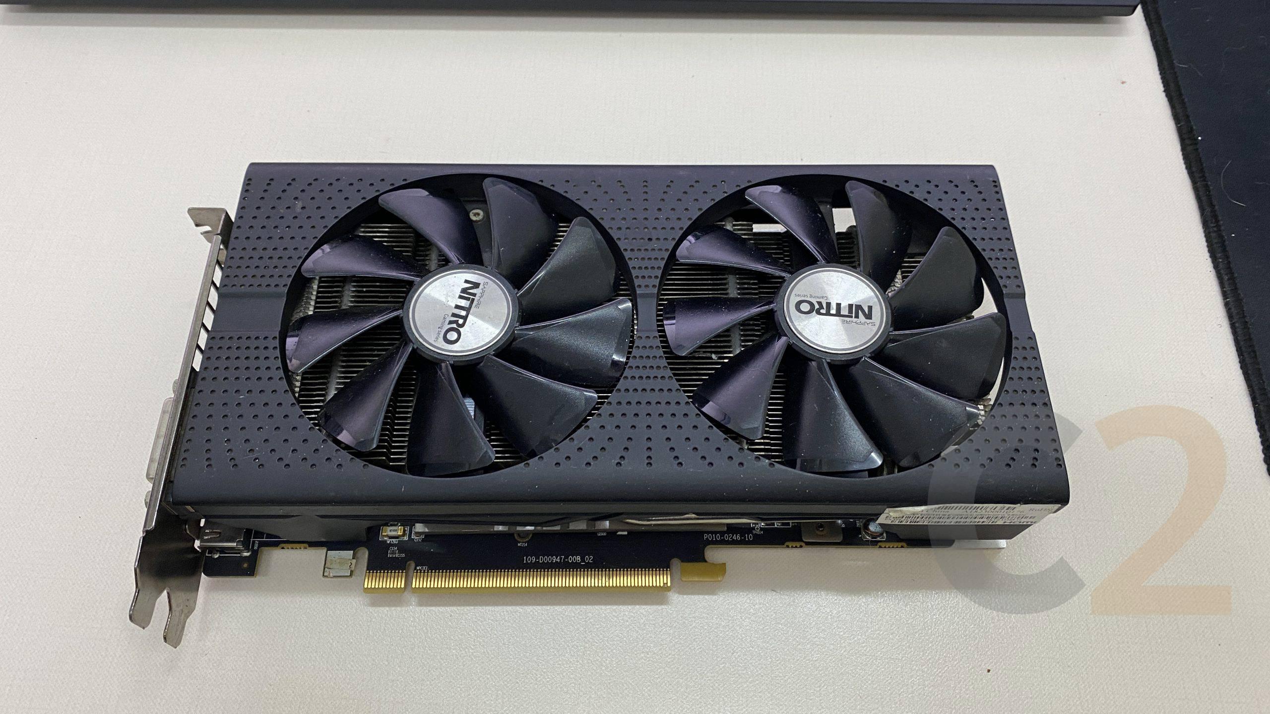 (特價) SAPPHIRE NITRO AMD RX580 4G DDR5 GRAPHIC CARD 80% NEW - C2 Computer