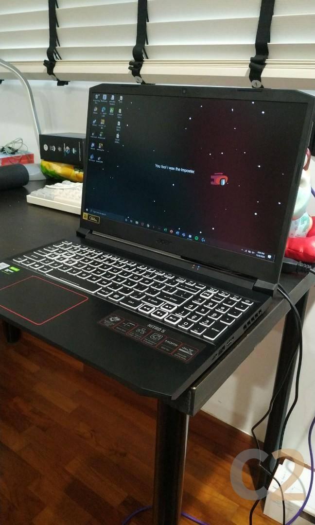 (USED) ACER Nitro AN515-55 i5-10300H 4G 128-SSD NA GTX 1660 Ti 6GB 15.6inch 1920x1080 144Hz 電競本 95% - C2 Computer