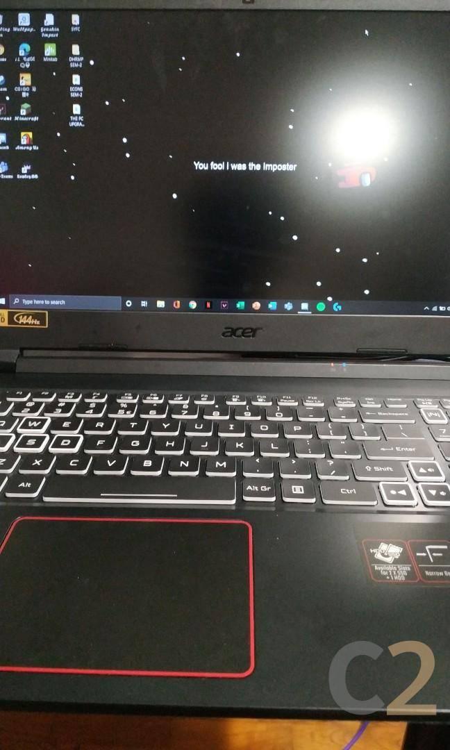 (USED) ACER Nitro AN515-55 i5-10300H 4G 128-SSD NA GTX 1660 Ti 6GB 15.6inch 1920x1080 144Hz 電競本 95% - C2 Computer