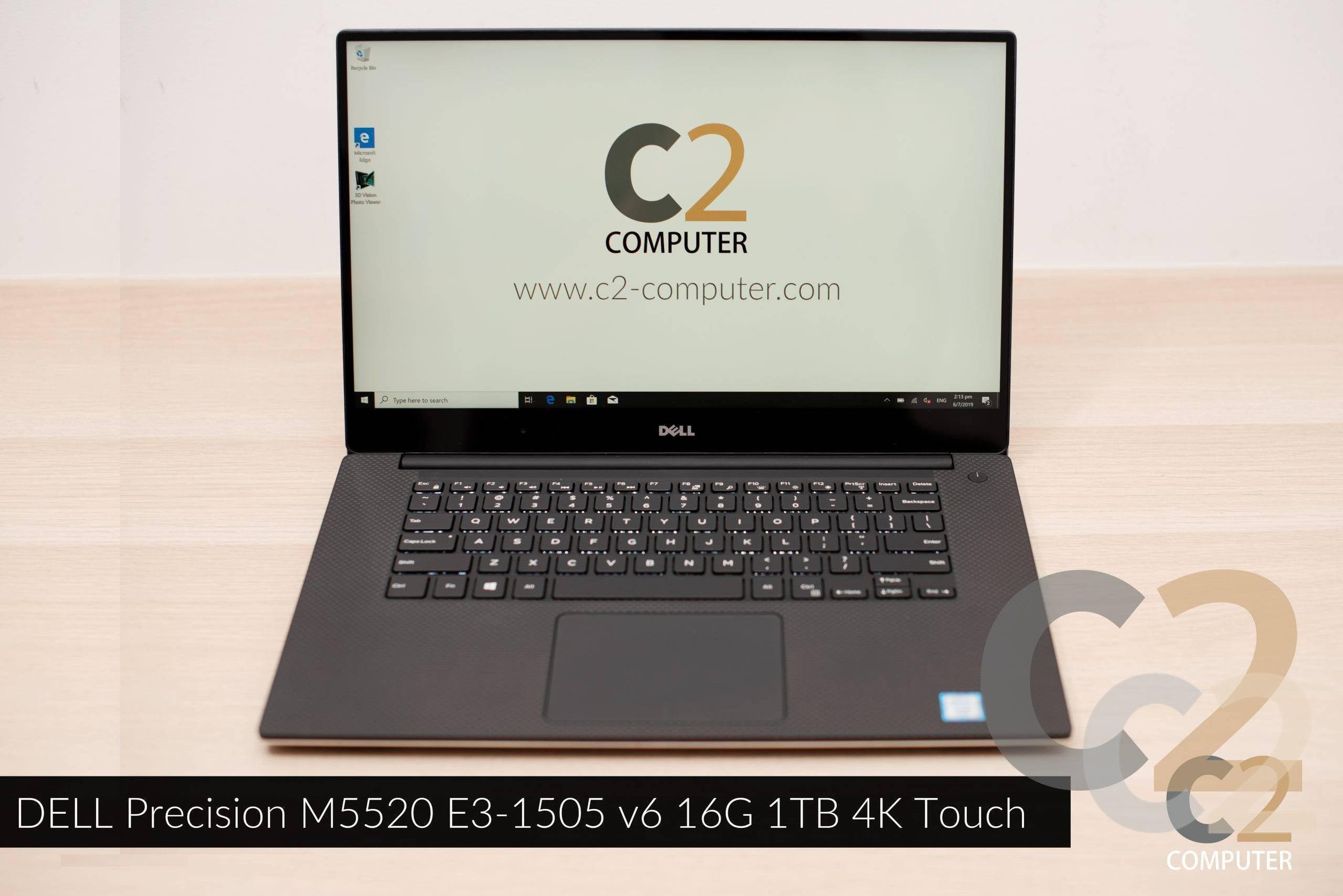 (USED) DELL Precision 5520 E3-1505M V6 8G NA 500G M1200M 4G 15.6inch 4K Touch Screen Mobile Workstation 移動工作站 95% NEW - C2 Computer