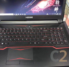 (USED) HASEE T6-X5E I5-8300HQ 4G NA 500G GTX 1050 4G 15.6inch 1920x1080 Gaming Laptop 95% - C2 Computer