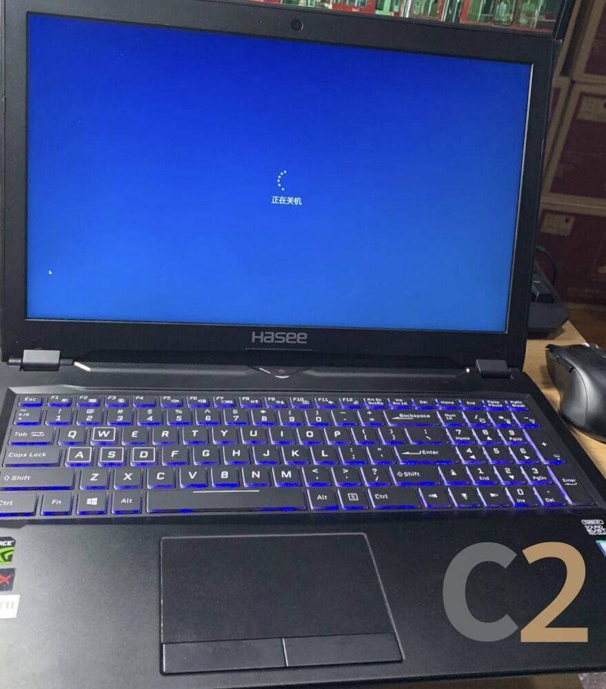 (USED) HASEE T97E I7-8750H 4G NA 500G GTX 1070 8G 15.6inch 1920x1080 Gaming Laptop 95% - C2 Computer