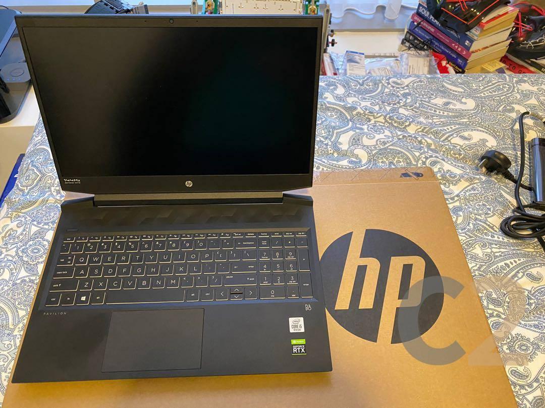 (USED) HP Pavilion Gaming Laptop 16-a0 i7-10750H NA GTX 1650 Ti 4GB 16.1inch 1920x1080 Gaming Laptop 95% - C2 Computer